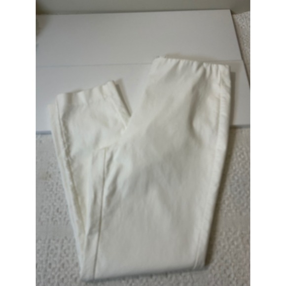 Rag & Bone Simone Slim Ankle Pants White‎ Cropped Pants Stretch Casual Size 10 - Picture 6 of 12